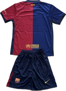 Nike x Travis Scott Cactus Jack Barcelona Kids Youth Kit Blue Home (Jersey + Shorts)