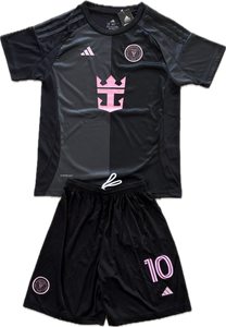 Messi #10 Inter Miami  Adidas "La Noche" Youth Kit (Jersey + Shorts)