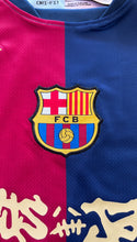 Load image into Gallery viewer, Nike FC Barcelona Travis Scott Cactus Jack Home MENS Champions League Football Soccer Jersey Blue Red
