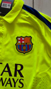 Neymar Jr #11 Nike Barcelona 2015-16 Away Jersey - Champions League & World Champions Patch