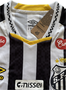 Neymar Jr Santos 100th Goal Commemorative Home Jersey - Umbro 2012 Pixel MEN