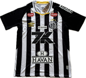 Neymar Jr Santos 100th Goal Commemorative Home Jersey - Umbro 2012 Pixel MEN