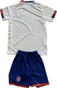 USMNT USA Men's Soccer Jersey and Shorts Set - Blue White Classic