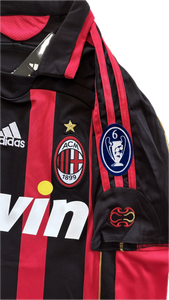 Kaka Jersey AC Milan 06-07 Retro Football Soccer Jersey Football Champions League Red Black UCL MENS