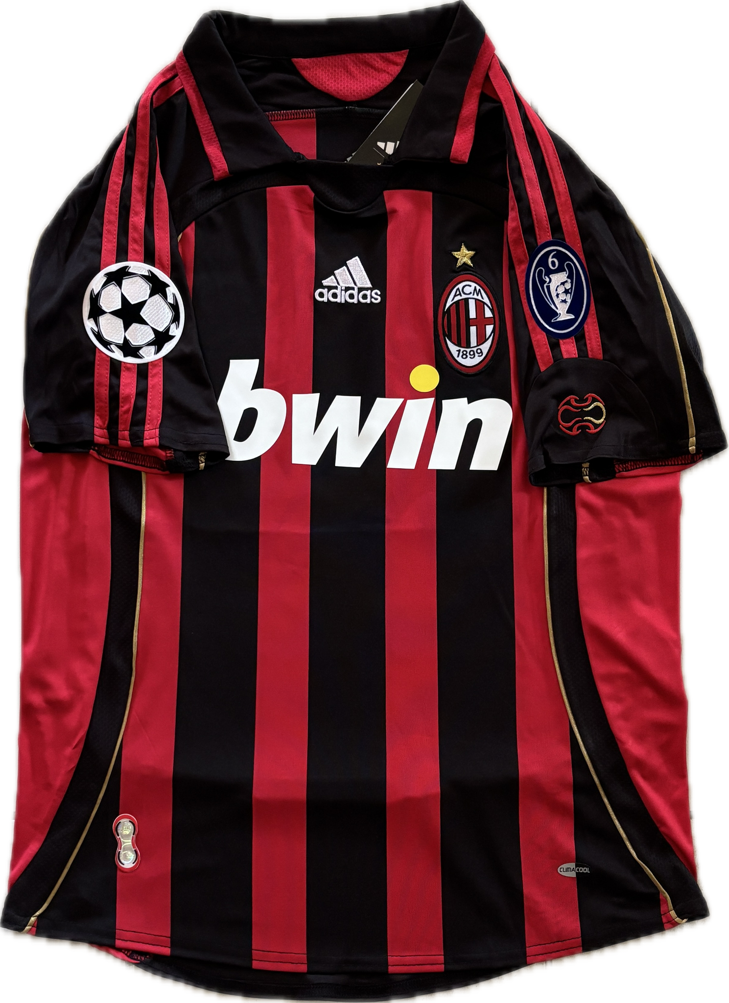 ウェア 06-07 AC Milan Game Shirt Jersey Kaka Jersey AC Milan 06-07 Retro Football Soccer Jersey