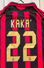 Load image into Gallery viewer, Kaka Jersey AC Milan 06-07 Retro Football Soccer Jersey Football Champions League Red Black UCL MENS
