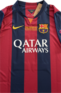 Neymar JR 11 FC Barcelona Nike 2015 Final London Champions League Football Soccer Jersey MENS