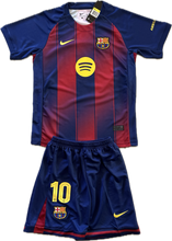 Load image into Gallery viewer, &quot;Lamine Yamal Barcelona Youth Jersey - Nike Official Home Kit 2025-26&quot;

