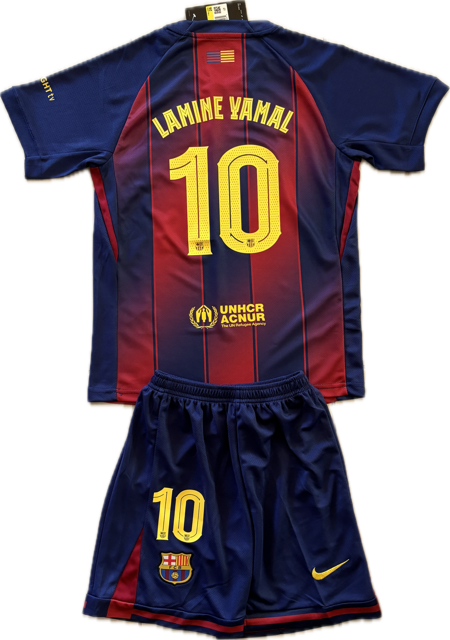 Lamine Yamal #10 Nike FC Barcelona 2025-26 Youth Kids Home Kit Lamine Yamal #10 Nike FC Barcelona 2025-26 Youth Kids Home Kit