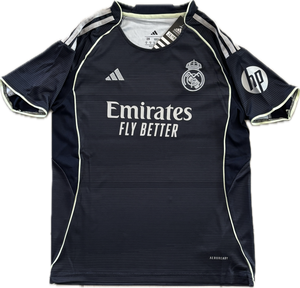 Bellingham #5 Real Madrid 2025-26 Youth Away Kit (Jersey + Shorts) Adidas Champions
