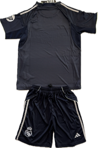 Real Madrid 2025-26 Youth Away Kit (Jersey + Shorts) - Adidas Champions League