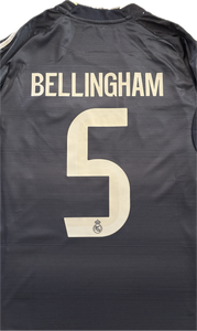 Bellingham #5 Real Madrid 2025-26 Adidas Away Jersey with Intercontinental & Champions League Patches