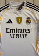 Load image into Gallery viewer, Real Madrid 2025-26 Adidas Home Jersey with Intercontinental &amp; 15x Champions League Patches
