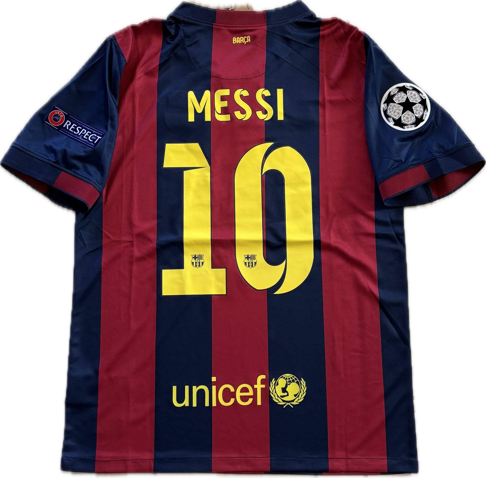 FC Barcelona 2015 メッシ ジャージ Messi 10 FC Barcelona Nike 2015 Final Berlin Champions