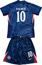Load image into Gallery viewer, Chelsea FC 2025/26 Home Jersey - Cole Palmer #10 Nike Kit Blue World Champions Patch Kids Youth
