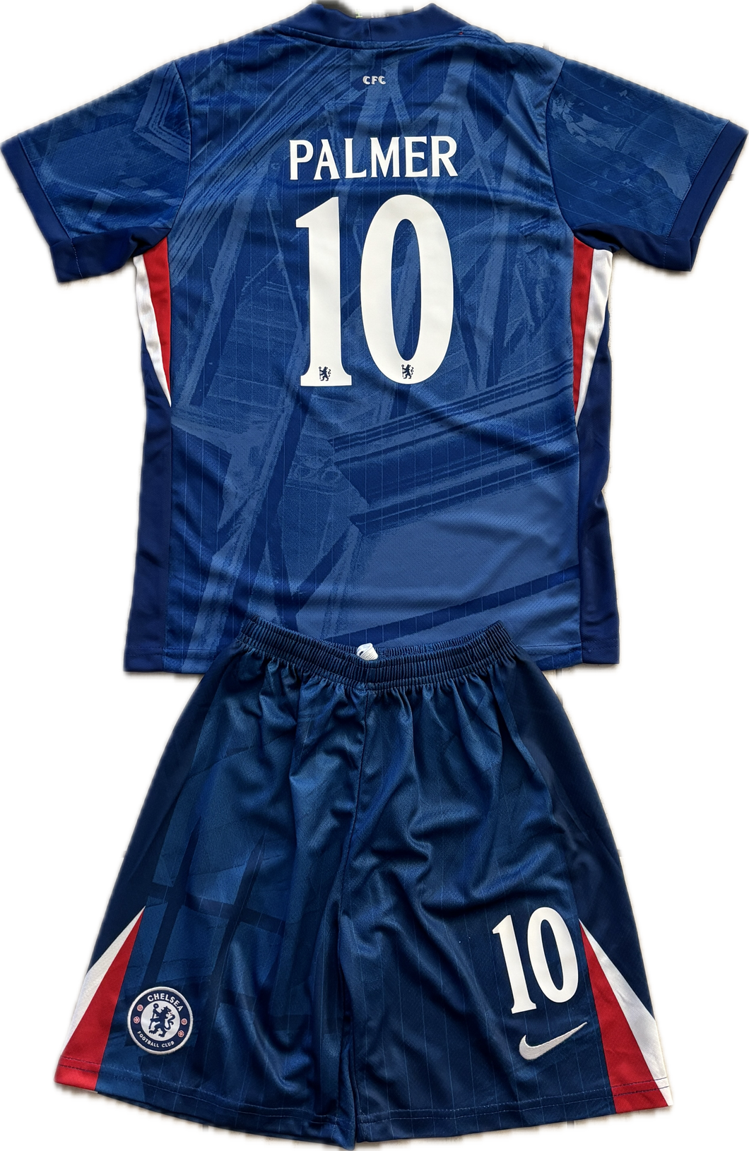 Chelsea FC 2025/26 Home Jersey - Cole Palmer #10 Nike Kit Blue World Champions Patch Kids Youth