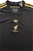 Load image into Gallery viewer, Mexico 2025 &quot;Mexico de Oro&quot; Black &amp; Gold Jersey - Adidas Originals Special Edition Kids Youth Jersey+Shorts
