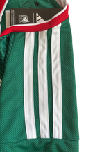 Load image into Gallery viewer, Mexico Adidas eagle jersey with 3 stripes on collar 
