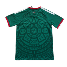Load image into Gallery viewer, Green 2026 mexico jersey with intricate design on a white background
