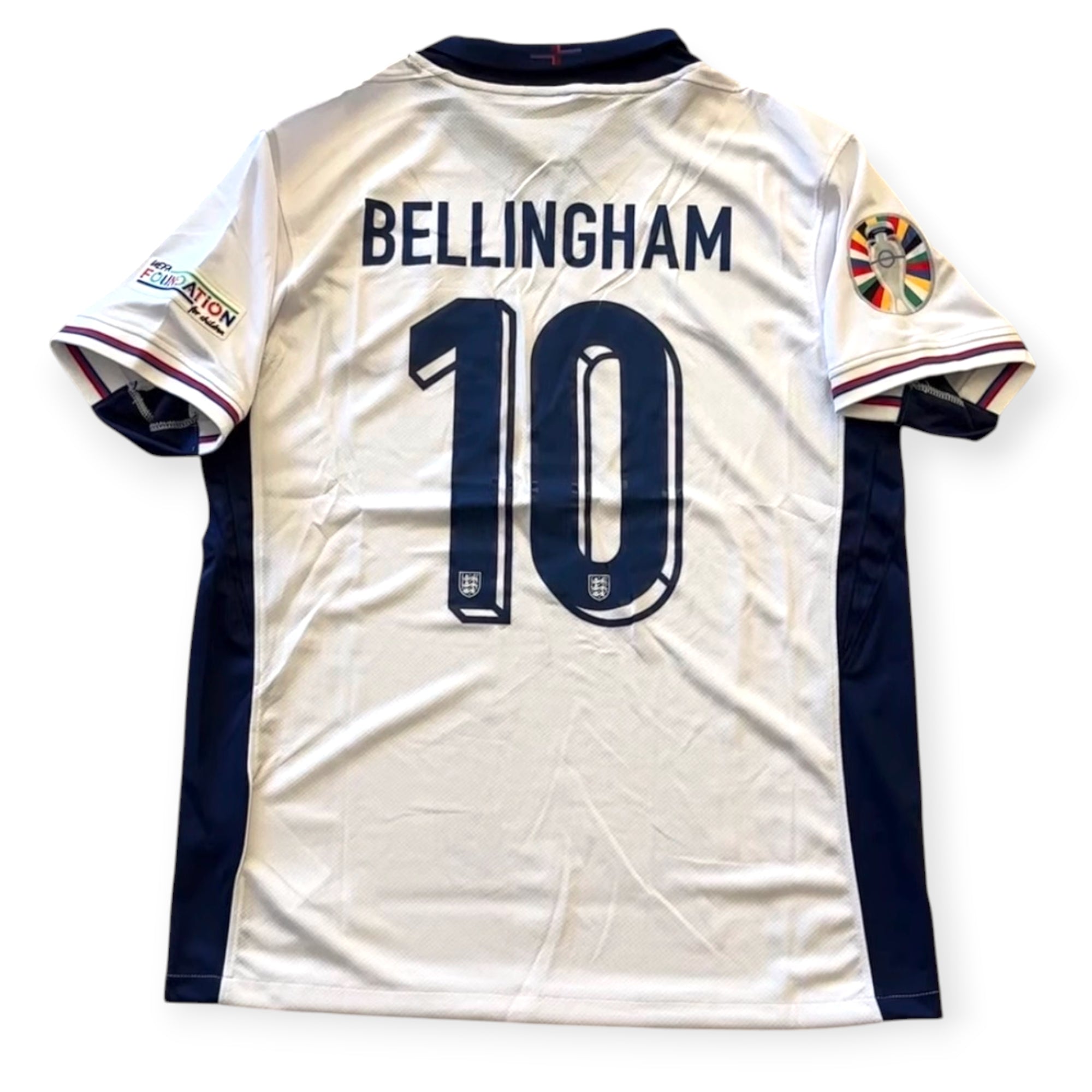 NIKE イングランド代表 BELLINGHAM 10番 2024 XL Jude Bellingham 10 England Euro 2024 Home Soccer Jersey Mens Nike