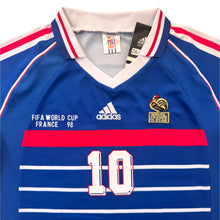 Load image into Gallery viewer, Zinedine Zidane #10 France 1998 World Cup Retro Kids Jersey &amp; Shorts Set
