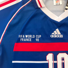 Load image into Gallery viewer, Zinedine Zidane #10 France 1998 World Cup Retro Kids Jersey &amp; Shorts Set
