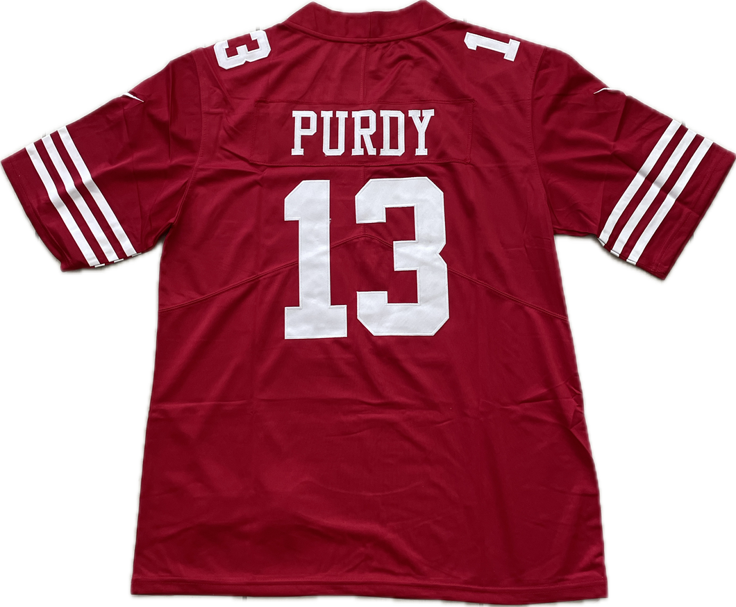 San Francisco 49ers Brock Purdy 13 Home Game Player Jersey NFC Men’s