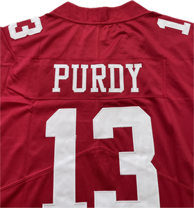 San Francisco 49ers Brock Purdy 13 Home Game Player Jersey NFC Men’s