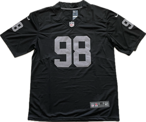 Maxx Crosby #98 Las Vegas Raiders Game Jersey Black Home with tags Mens