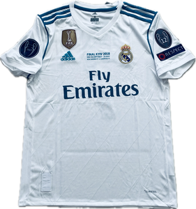 Real Madrid Cristiano Ronaldo 7 Soccer Jersey 2017 2018 La Liga Champions League Kyiv Mens