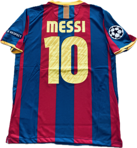 Messi 10 Nike FC Barcelona 2011 Final London Champions League Football Soccer Jersey Berlin Ballstar