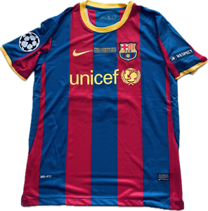 Messi 10 Nike FC Barcelona 2011 Final London Champions League Football Soccer Jersey Berlin Ballstar