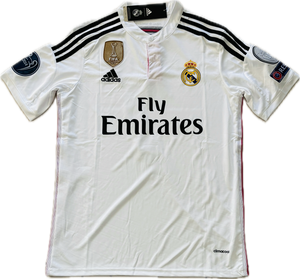 Cristiano Ronaldo 2014 2015 Real Madrid Adidas White la decima 10 UCL champions league jersey