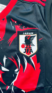 JAPAN 2022 2023 SHIRT Adidas AWAY RED GOKU EDITION Black Dragon Ball Z