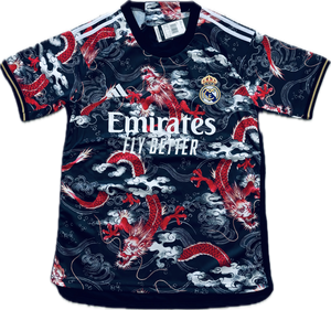 Jude Bellingham Real Madrid 2023/24 Home Jersey Yakuza Tattoo design Japan champions league Soccer