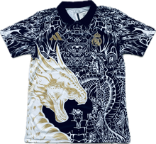 Load image into Gallery viewer, Jude Bellingham Real Madrid 2023/24 Home Jersey Gold Dragon champions league Soccer
