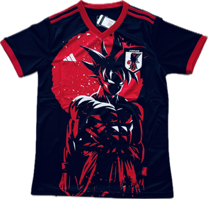 JAPAN 2022 2023 SHIRT Adidas AWAY RED GOKU EDITION Black Dragon Ball Z Football Patch King