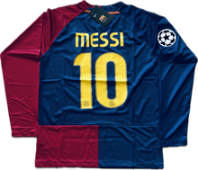 Load image into Gallery viewer, Messi 10 FC Barcelona 2009 Nike Final Roma Champions League Long Sleeve Football Soccer Jersey
