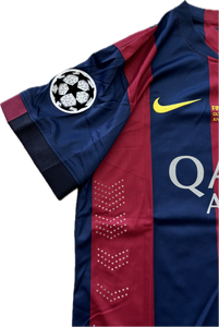 Messi 10 FC Barcelona Nike 2015 Final London Champions League Football Soccer Jersey