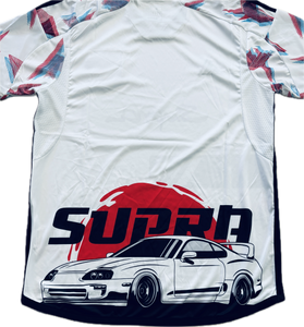 Japan Adidas Toyota Supra MK 4 white world cup soccer Jersey Home MENS