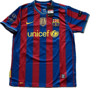 Messi 10 FC Barcelona Nike 2010 UCL Finals Home Champions League Football Soccer jersey