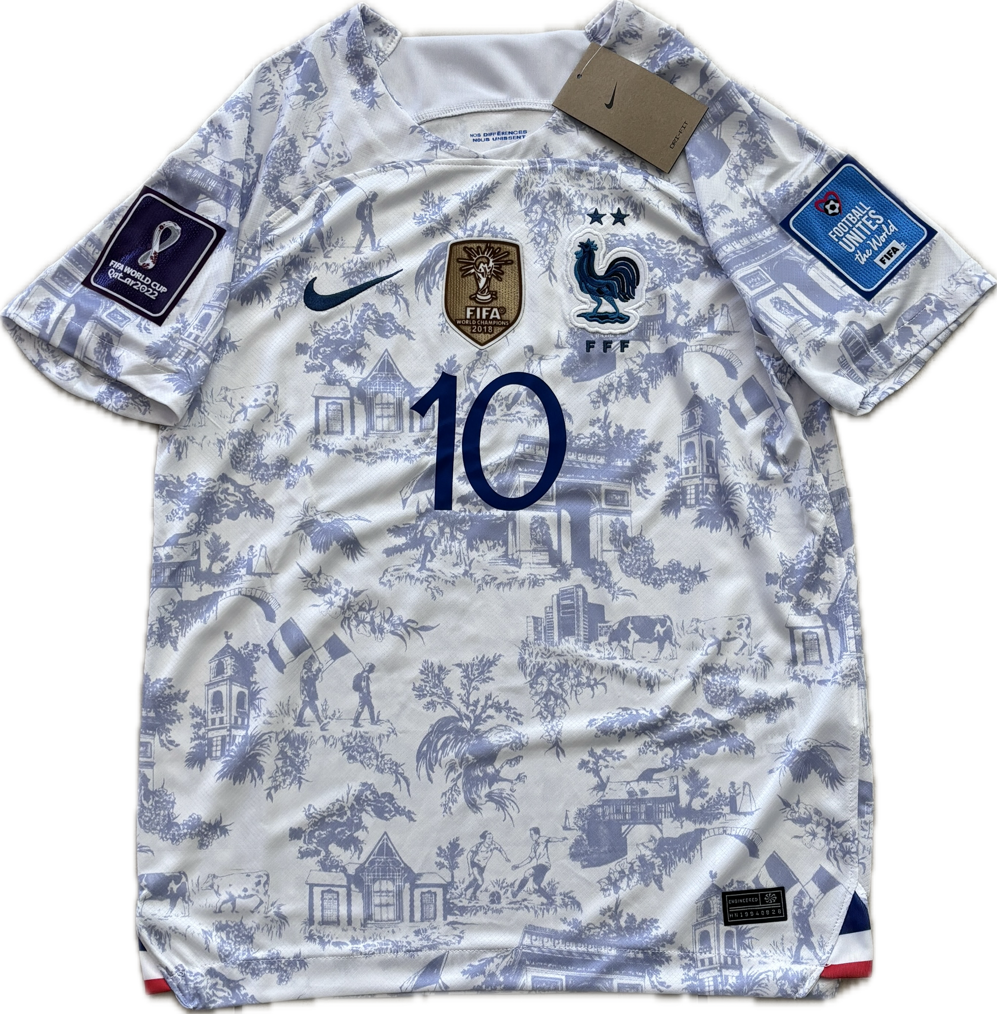 Kylian Mbappe Nike 10 France 2023/24 Home Jersey Euro World Cup Kylian Mbappe Nike 10 France 2023/24 Home Jersey Euro World Cup
