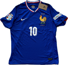 Load image into Gallery viewer, Kylian Mbappe Nike 10 France 2023/24 Home Jersey Euro World Cup jersey MENS Royal Blue
