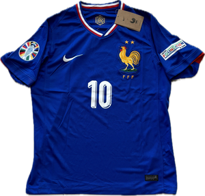 Kylian Mbappe Nike 10 France 2023/24 Home Jersey Euro World Cup jersey MENS Royal Blue