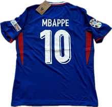 Load image into Gallery viewer, Kylian Mbappe Nike 10 France 2023/24 Home Jersey Euro World Cup jersey MENS Royal Blue
