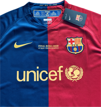 Load image into Gallery viewer, Messi 10 FC Barcelona 2009 Nike Final Roma Champions League Football Soccer Jersey MENS
