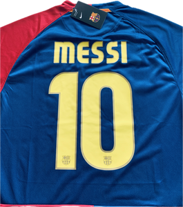 Messi 10 FC Barcelona 2009 Nike Final Roma Champions League Football Soccer Jersey MENS