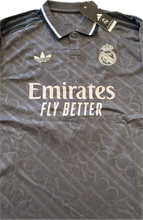 Load image into Gallery viewer, Kylian Mbappe 9 Real Madrid 2023/24 Home Jersey 15 champions league Black third UCL MENS champions league Soccer jersey
