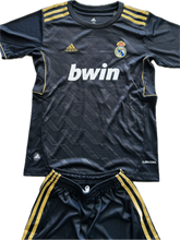 Load image into Gallery viewer, Cristiano Ronaldo 2011-12 Real Madrid Adidas Away Black long sleeve UCL champions league jersey YOUTH
