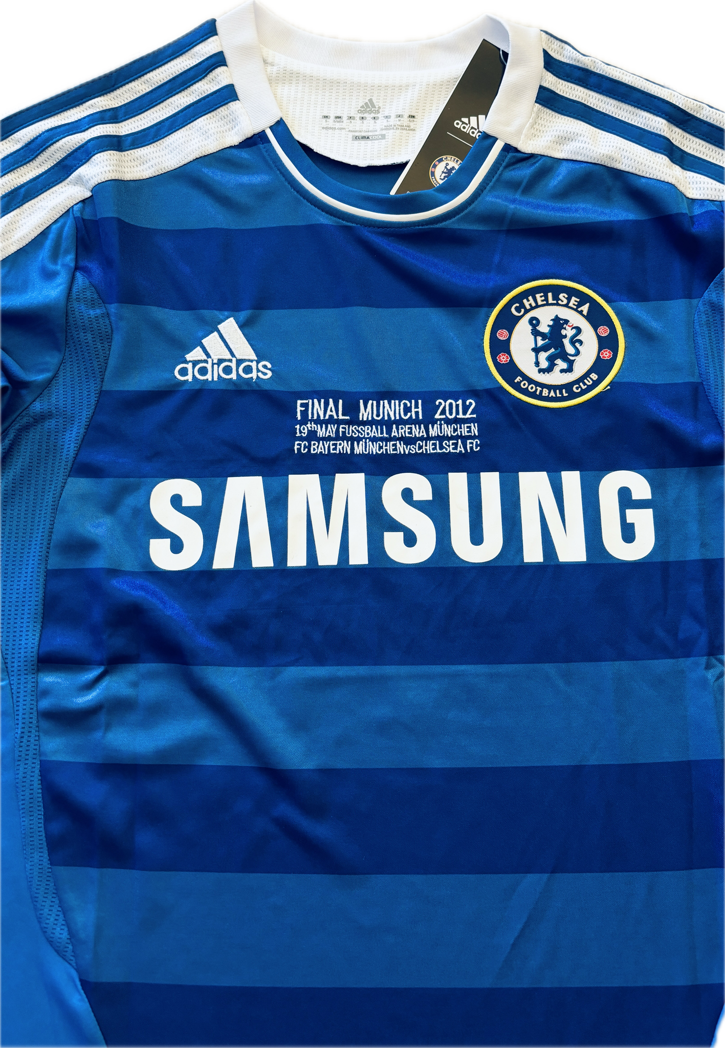 Chelsea Adidas 2012 Didier Drogba 11 Champions League Final Jersey Re Football Patch King